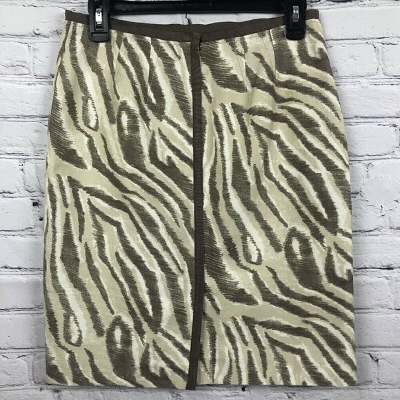 Ann Taylor Loft Pencil Skirt Size 2 Silk Blend - Picture 3 of 9